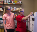 Students in Rajesh Kumar Sani's lab at the South Dakota School of Mines and Technology.